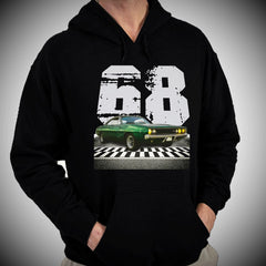 1968 Dodge Charger RT Muscle Car bracket racer - Graphic Shirt, Hoodie gift for Car Guys - Muscle Car Crush