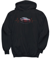 Heartbeat New Chevy Camaro muscle car - Graphic hoodie for your Car Guy or Girl 7 colors - Muscle Car Crush